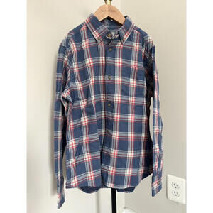 J.Crew Crewcuts Lined Plaid Print Shirt, Size 12, New with Tags